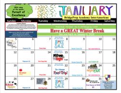 January Calendar